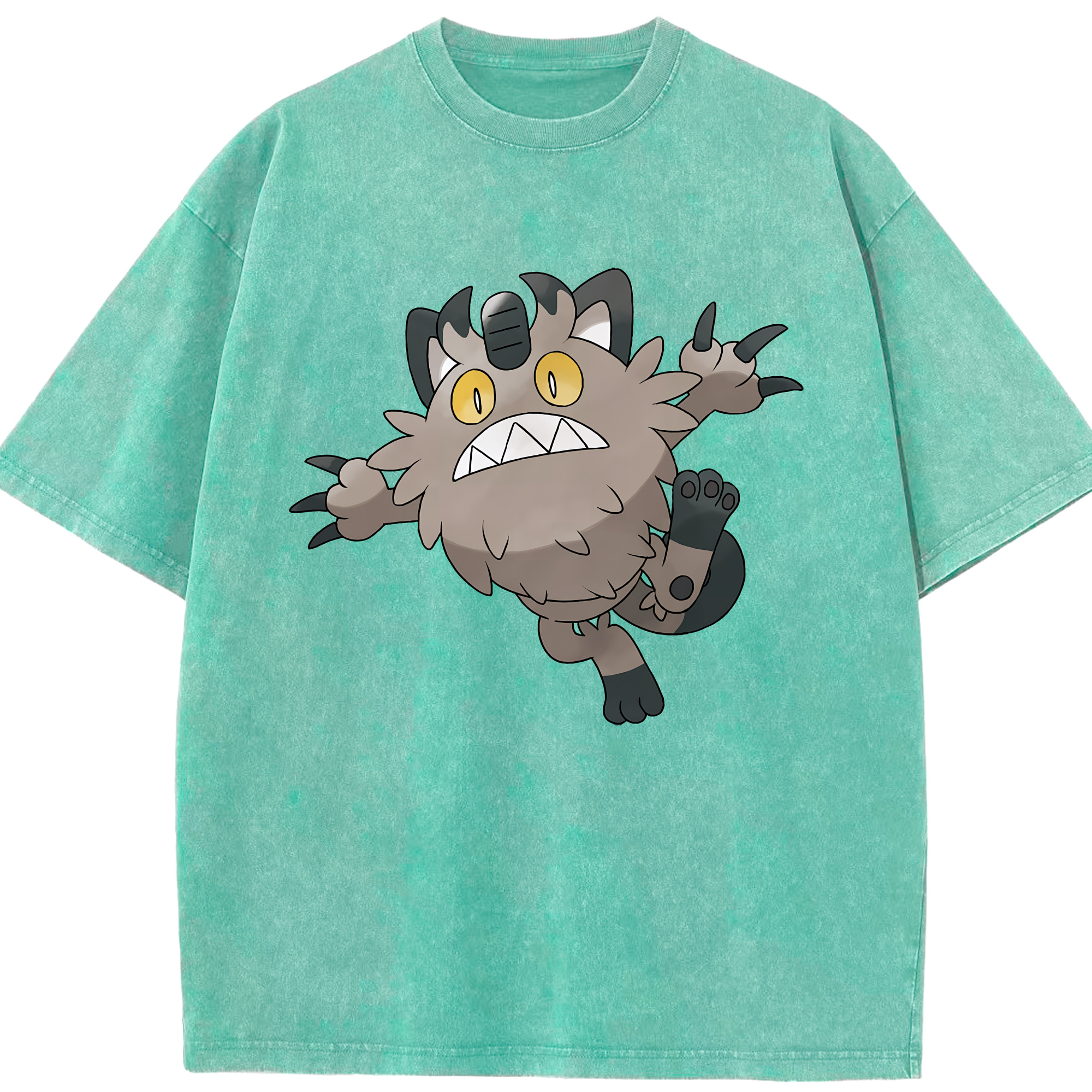 （画像用） ポケットモンスター Pokémon 綿100% ヴィンテージ風 半袖Tシャツ（フロントプリント）